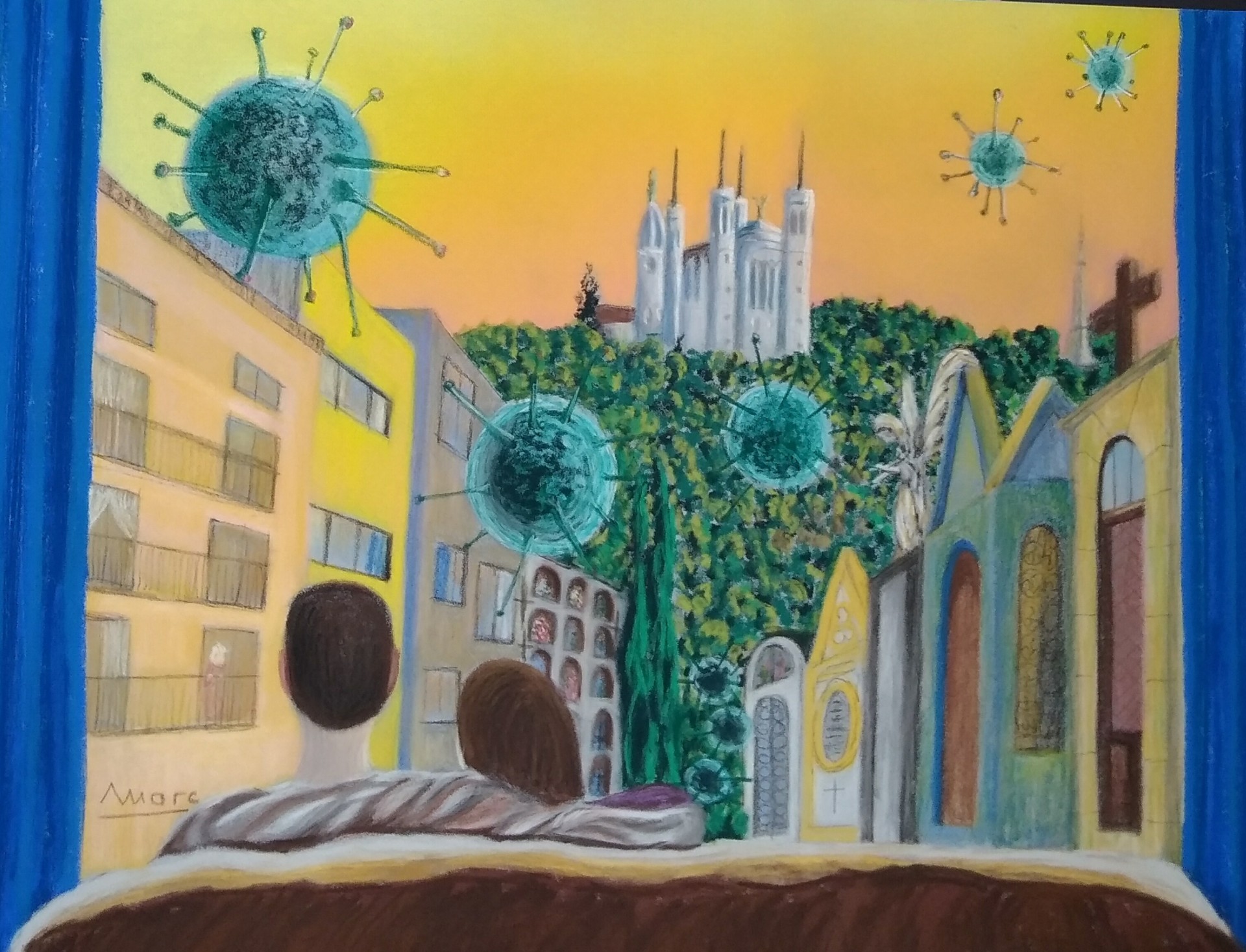 174 covid 19 is 26 20 va mon peuple rentre dans tes maisons ferme sur toi les portes cache toi un court instant pendant que passe la colere 30x40 0320 felix et ben l aimeraient