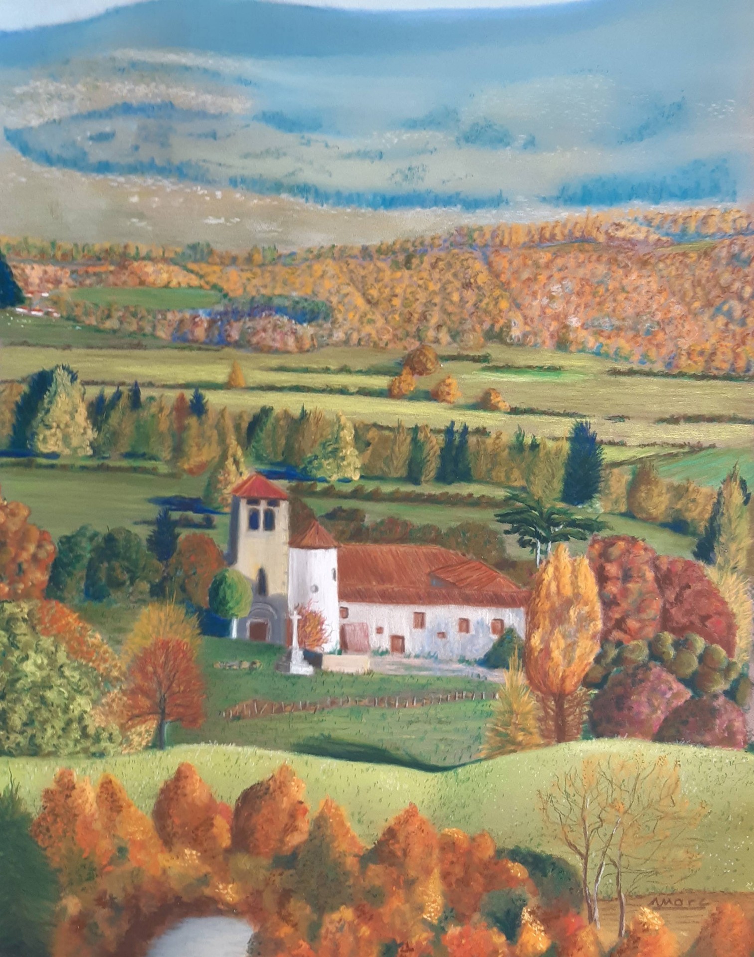 198 regard d un rapace sur verrieres 30x40 0820 cottin