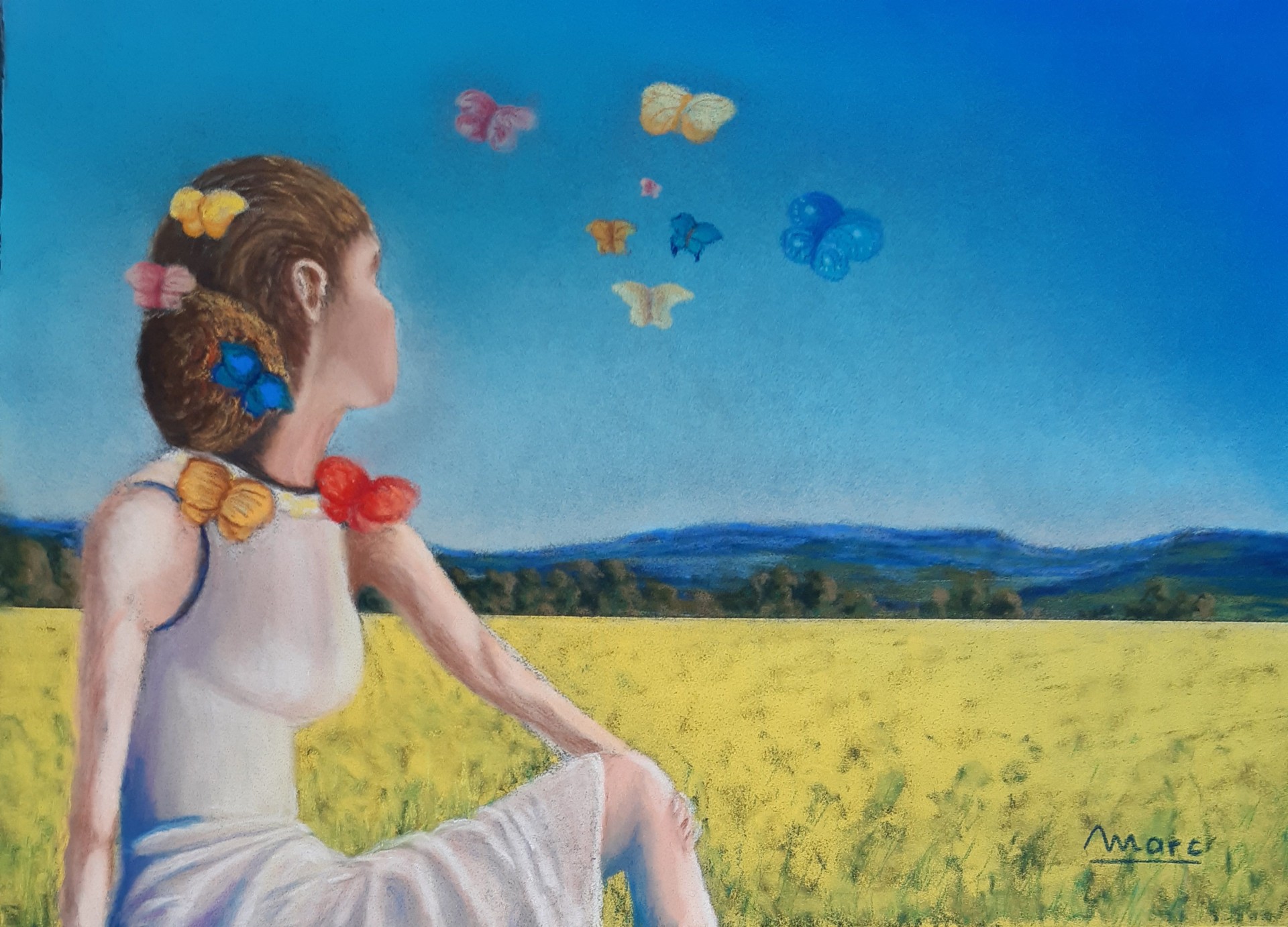 214 reverie dans les colzas des grandes terres 20x30 0521 coline