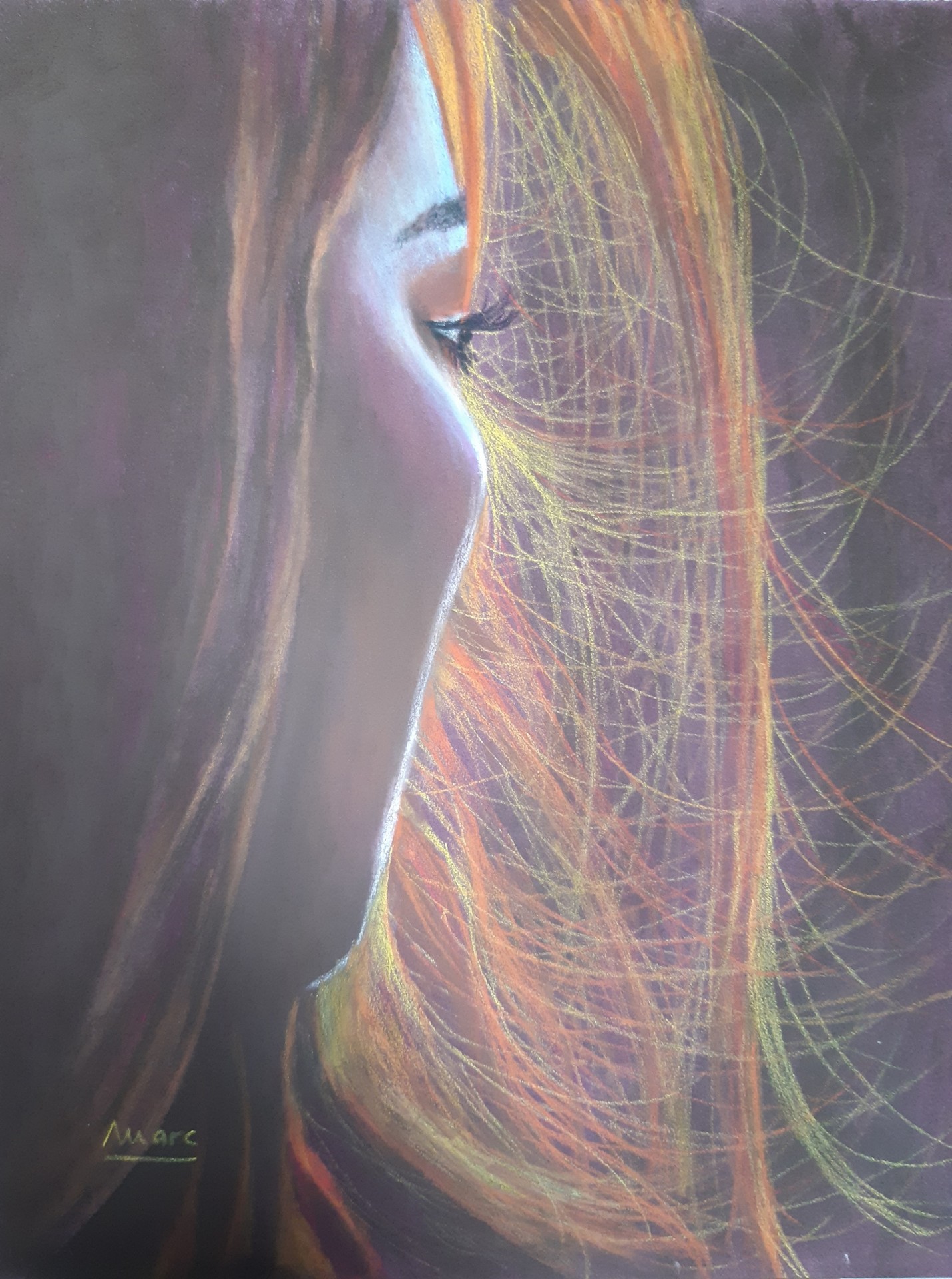 257 les yeux mi clos 24x30 0424 64